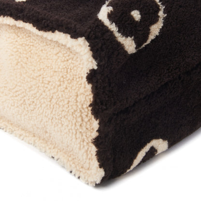 Louis Vuitton Shearling Monogram Giant Teddy Onthego GM Black White 6 of 7