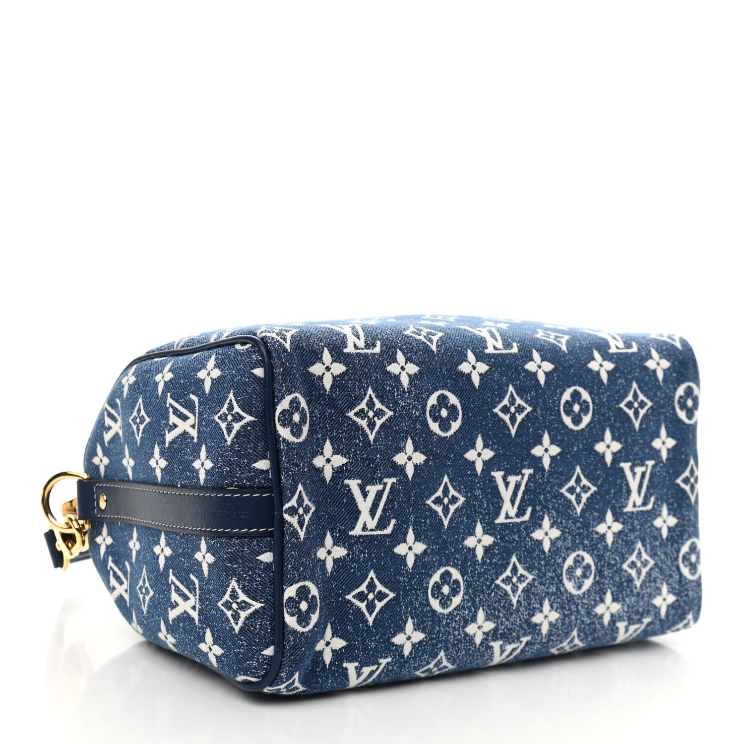 Louis Vuitton Monogram Jacquard Denim Speedy Bandouliere 25 Bleu 4 of 9