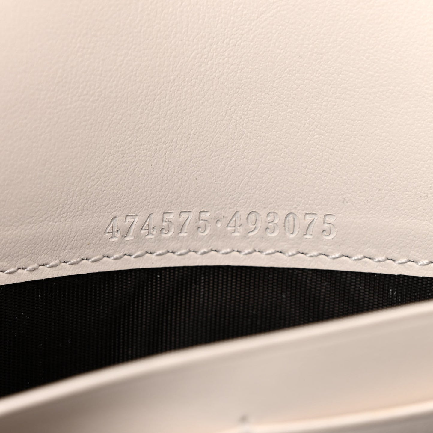 Calfskin Matelasse GG Marmont Chain Wallet Mystic White