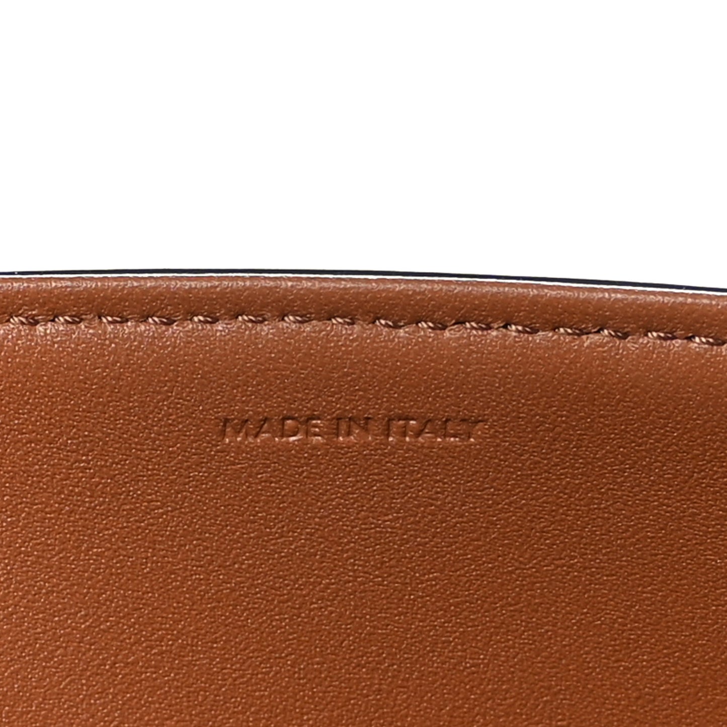 Shiny Calfskin Medium Triomphe Tan
