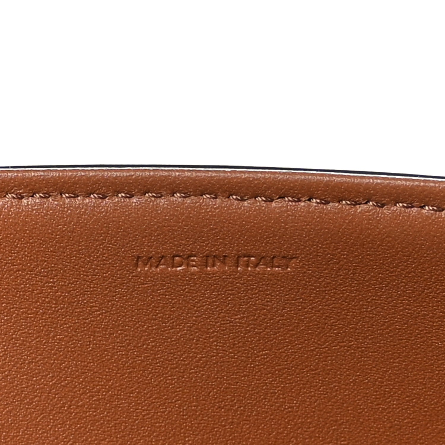 Celine Shiny Calfskin Medium Triomphe Tan 7 of 9