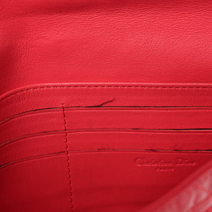 Christian Dior Patent Cannage New Lock Pouch Coral 11 of 17