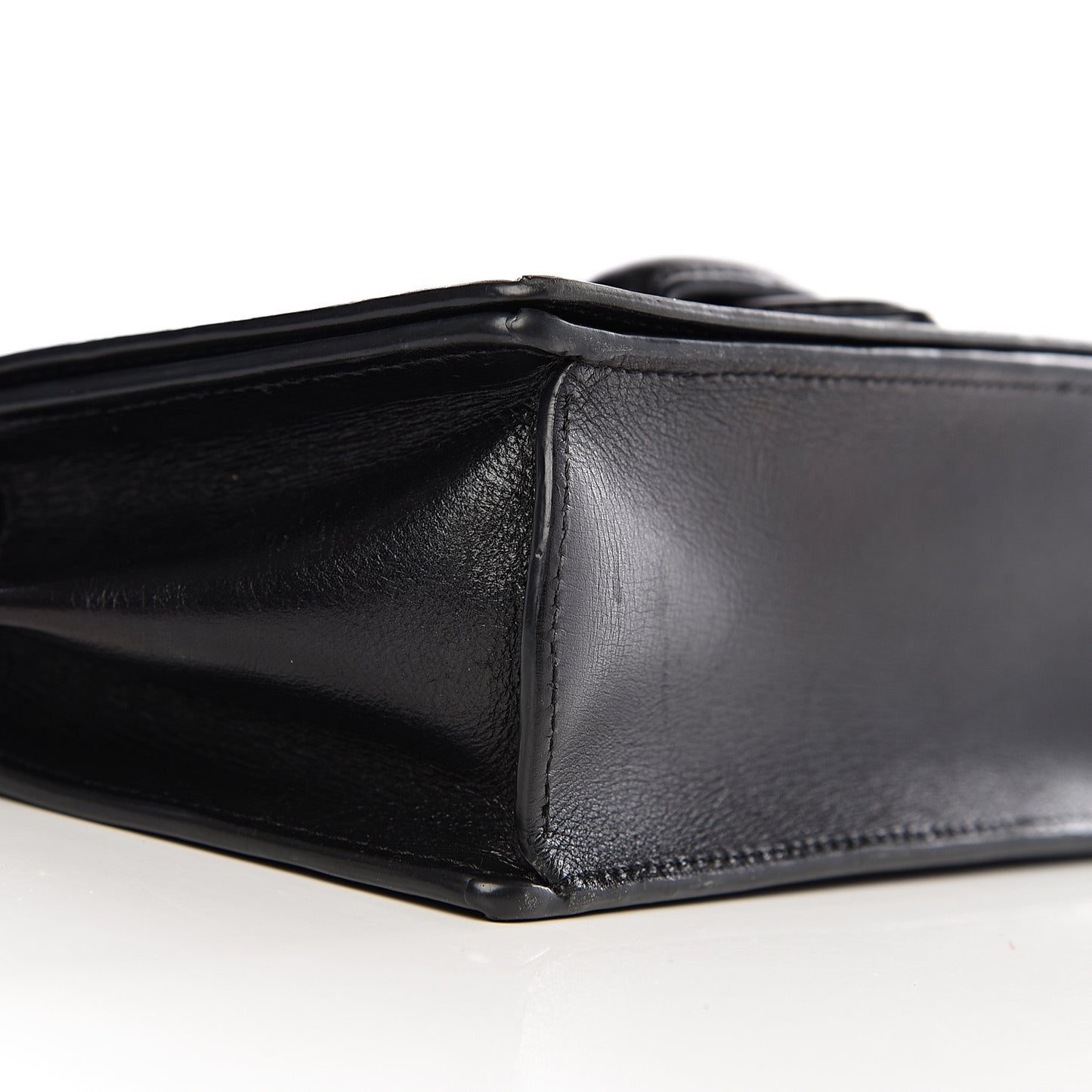 Calfskin Small Barcelona Shoulder Bag Black