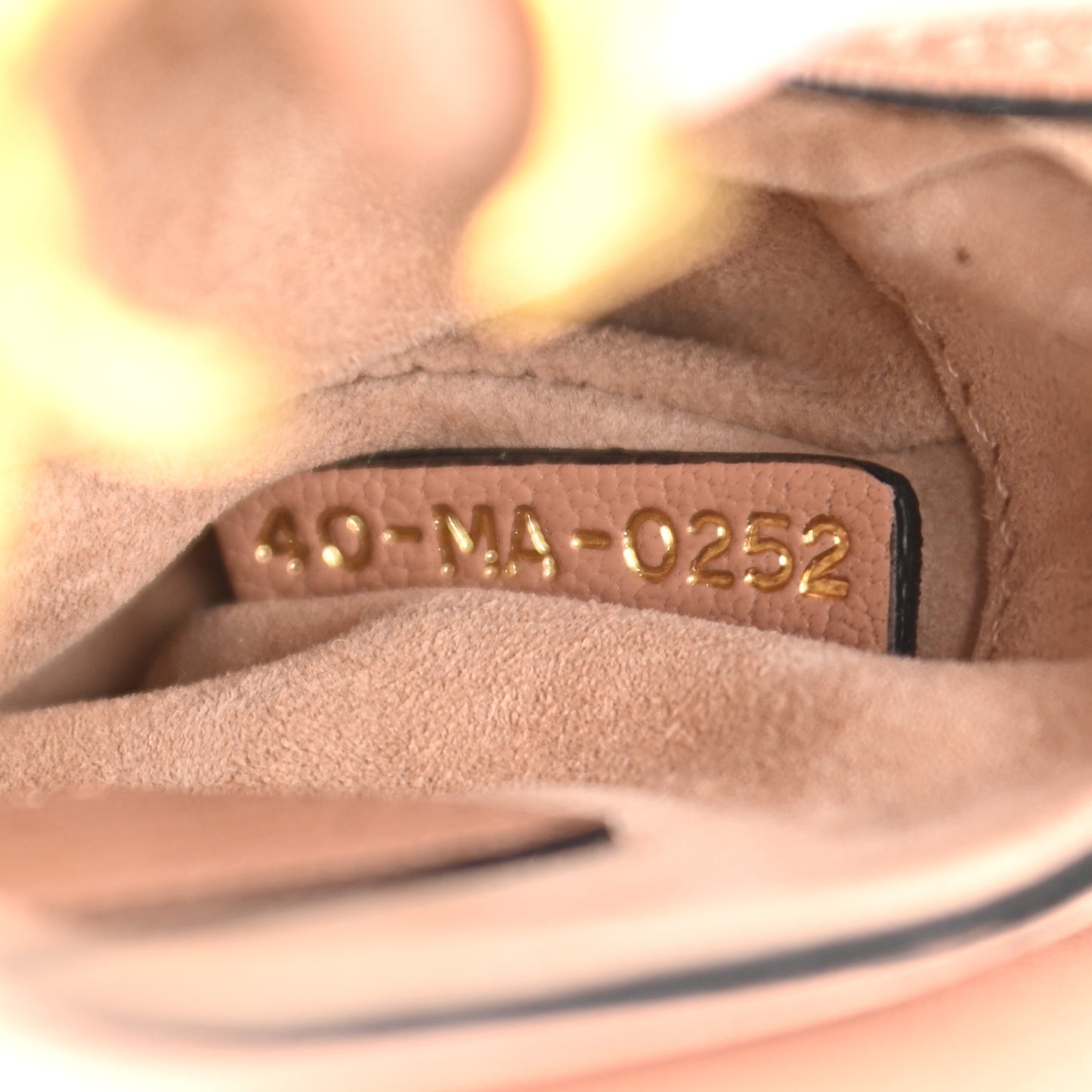 Goatskin Micro Saddle Bag Rose Des Vent