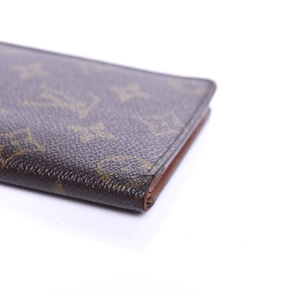Louis Vuitton Monogram Porte Valeurs Checkbook Wallet 9 of 10