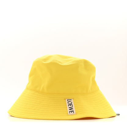 Loewe Canvas Calfskin Fisherman Bucket Hat 59 Yellow 4 of 9