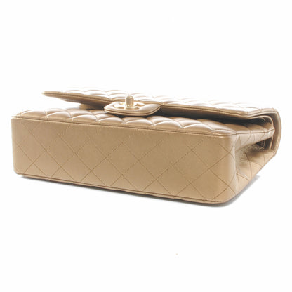 Chanel Lambskin Medium Double Flap Metallic Khaki 4 of 7