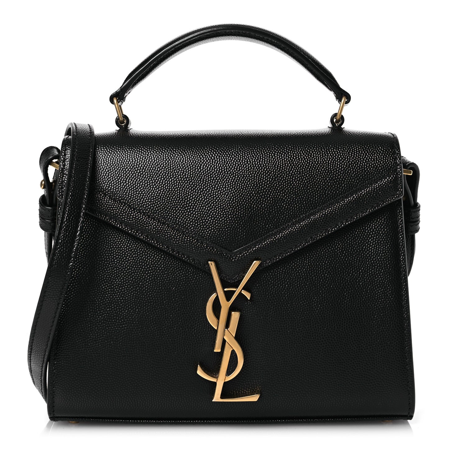 Grain de Poudre Mini Classic Monogram Cassandra Top Handle Black