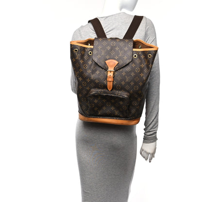 Louis Vuitton Monogram Montsouris GM Backpack 2 of 20