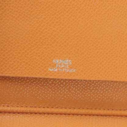 Hermes Courchevel Vision Agenda Cover Blue Jean Gold 7 of 8