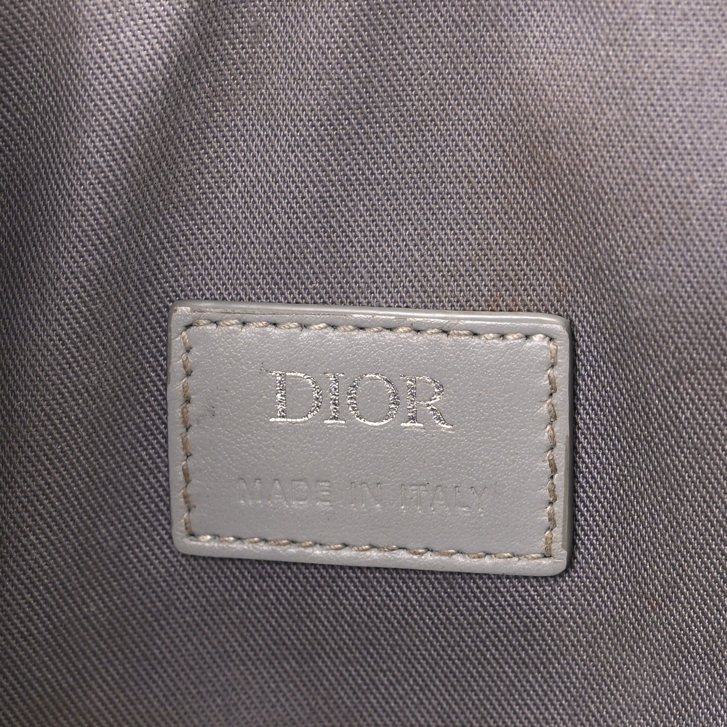 Christian Dior Coated Canvas CD Messenger Gray 6 of 13
