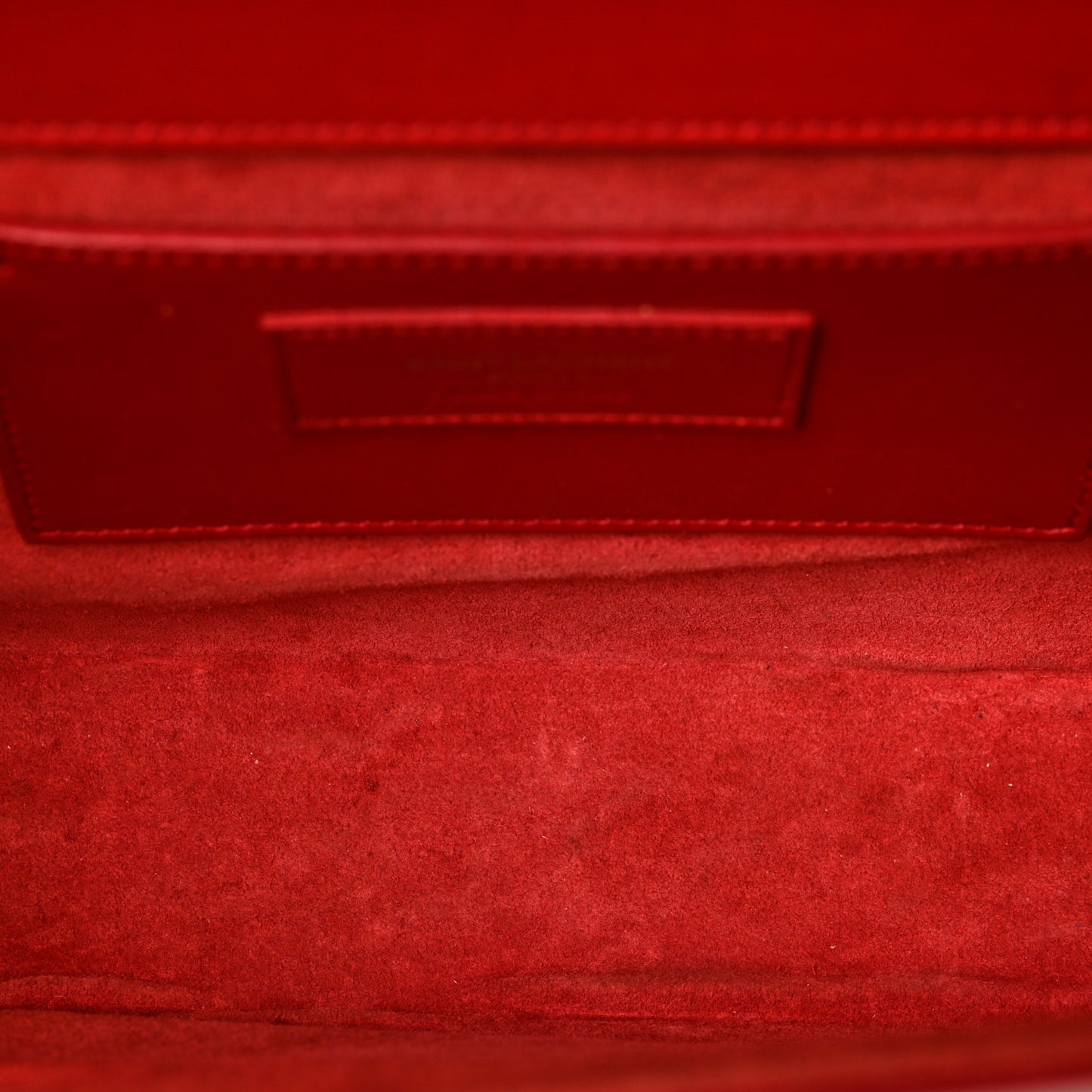 Smooth Calfskin Medium Classic Monogram Kate Tassel Satchel Lipstick Red