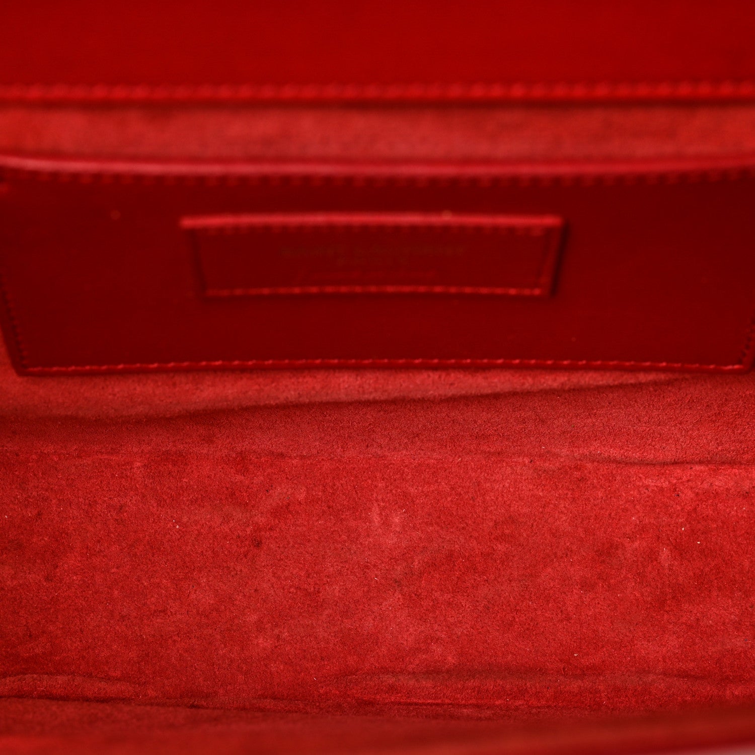 Saint Laurent Smooth Calfskin Medium Classic Monogram Kate Tassel Satchel Lipstick Red 5 of 10