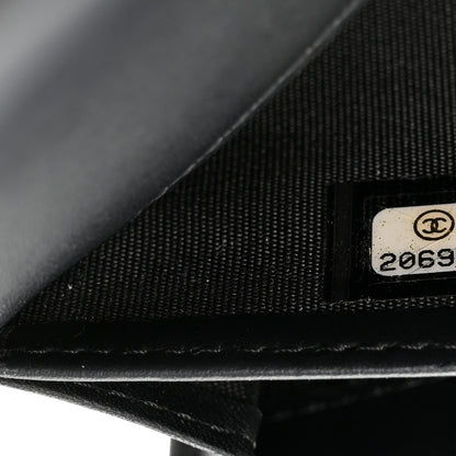 Chanel Caviar Timeless CC Large Gusset Flap Wallet Black 8 of 9