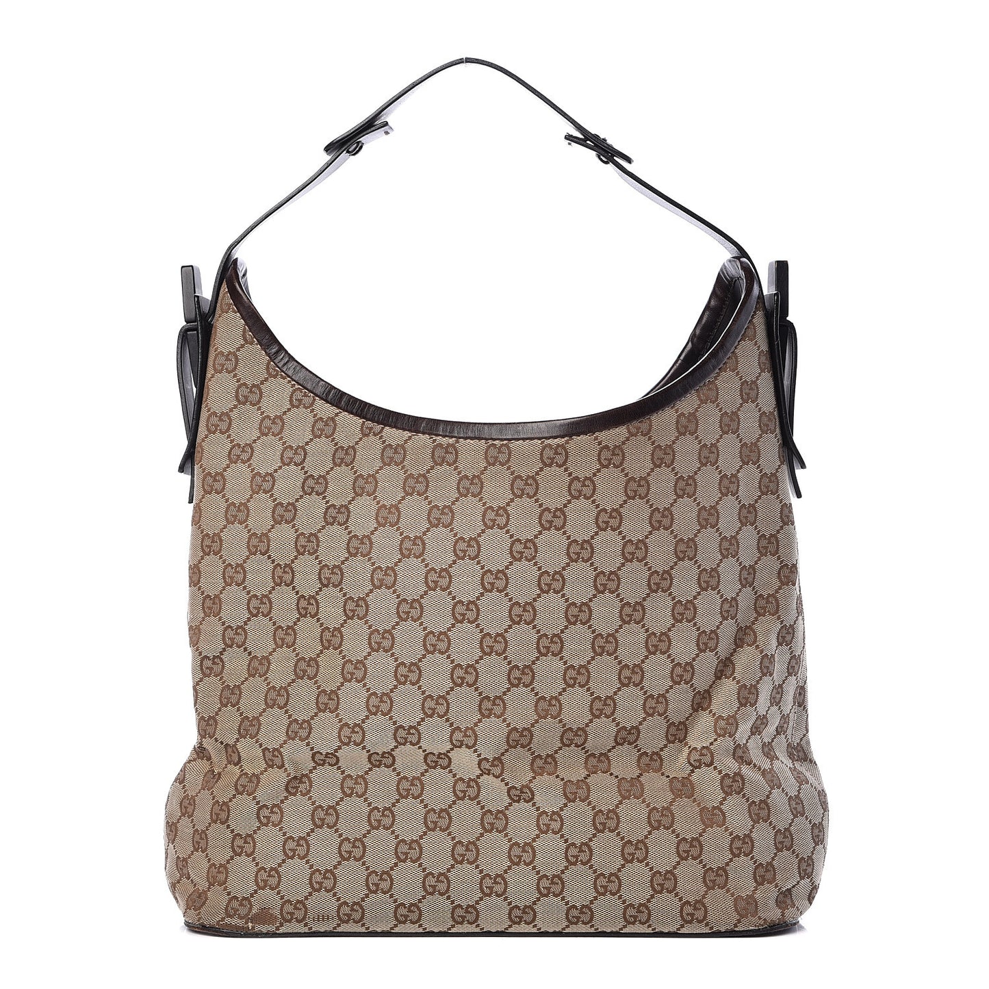 Monogram Hobo Dark Brown