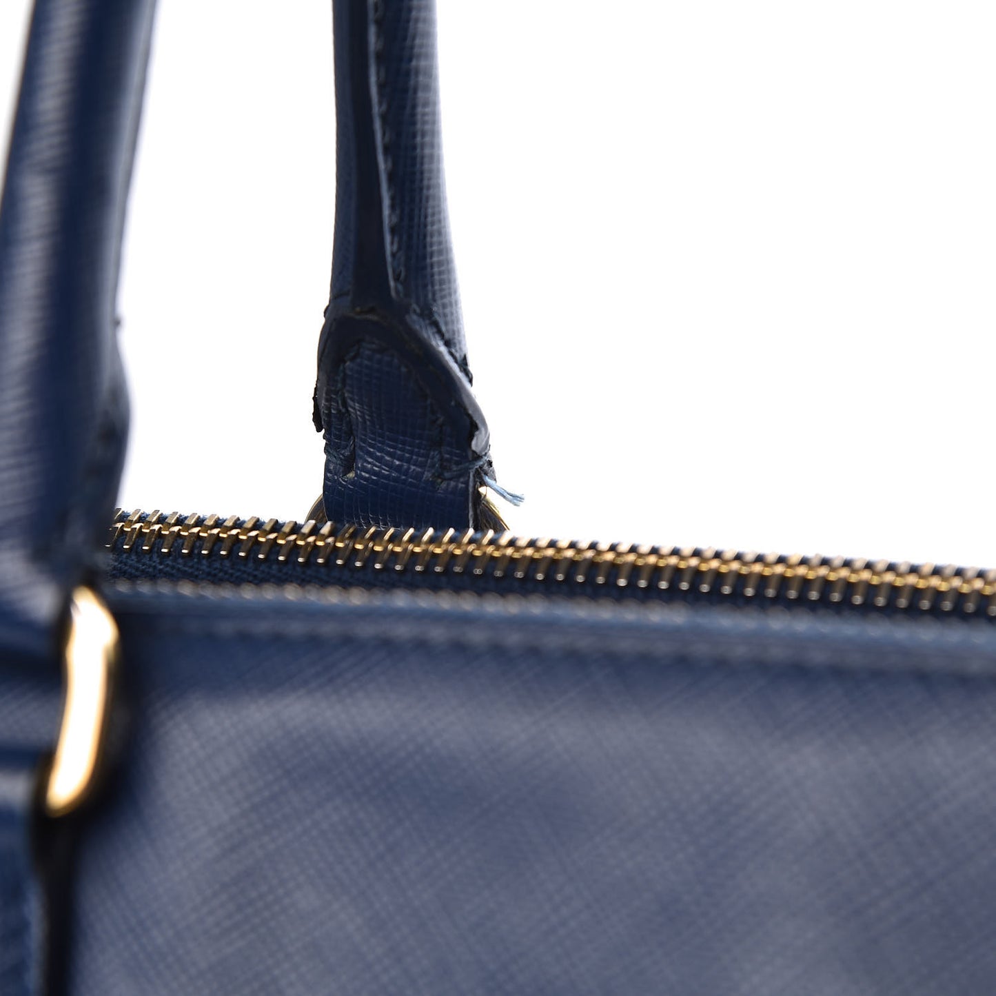 Saffiano Lux Extra Large Galleria Double Zip Tote Bluette