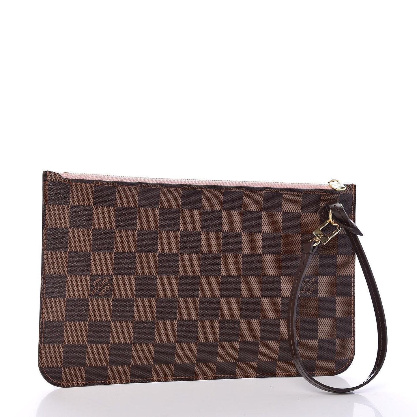 Damier Ebene Neverfull MM GM Pochette Rose Ballerine