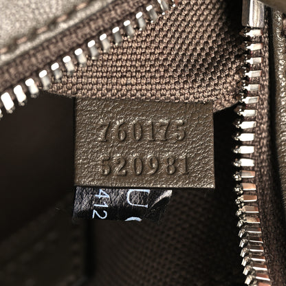 Gucci Sakai Be Green Calfskin Diagonal Stitched Mini Blondie Shoulder Bag Craclet Brown 7 of 11