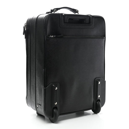 Prada Saffiano Rolling Suitcase Black 2 of 12