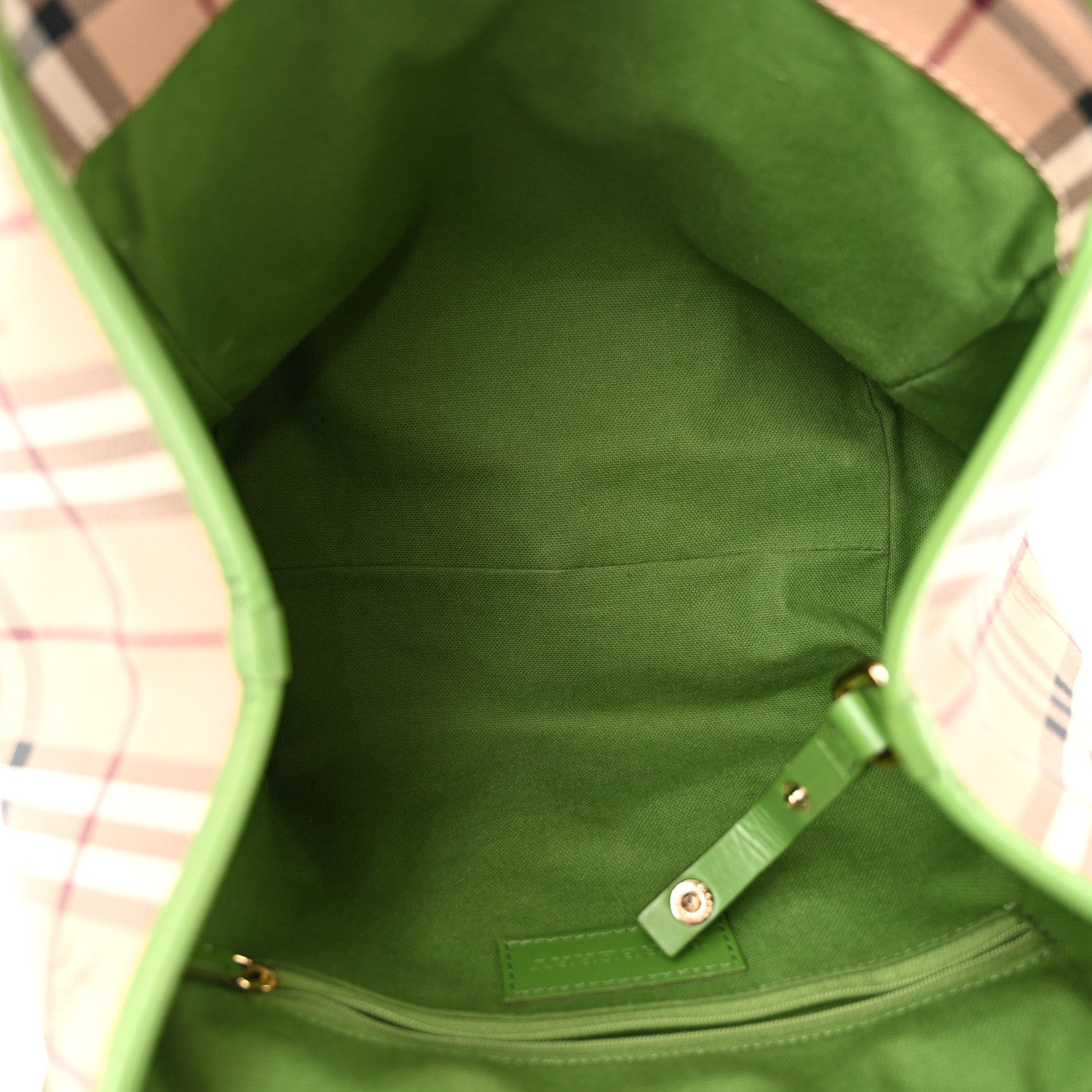 Burberry Haymarket Check Small Canterbury Tote Pine 5 of 10