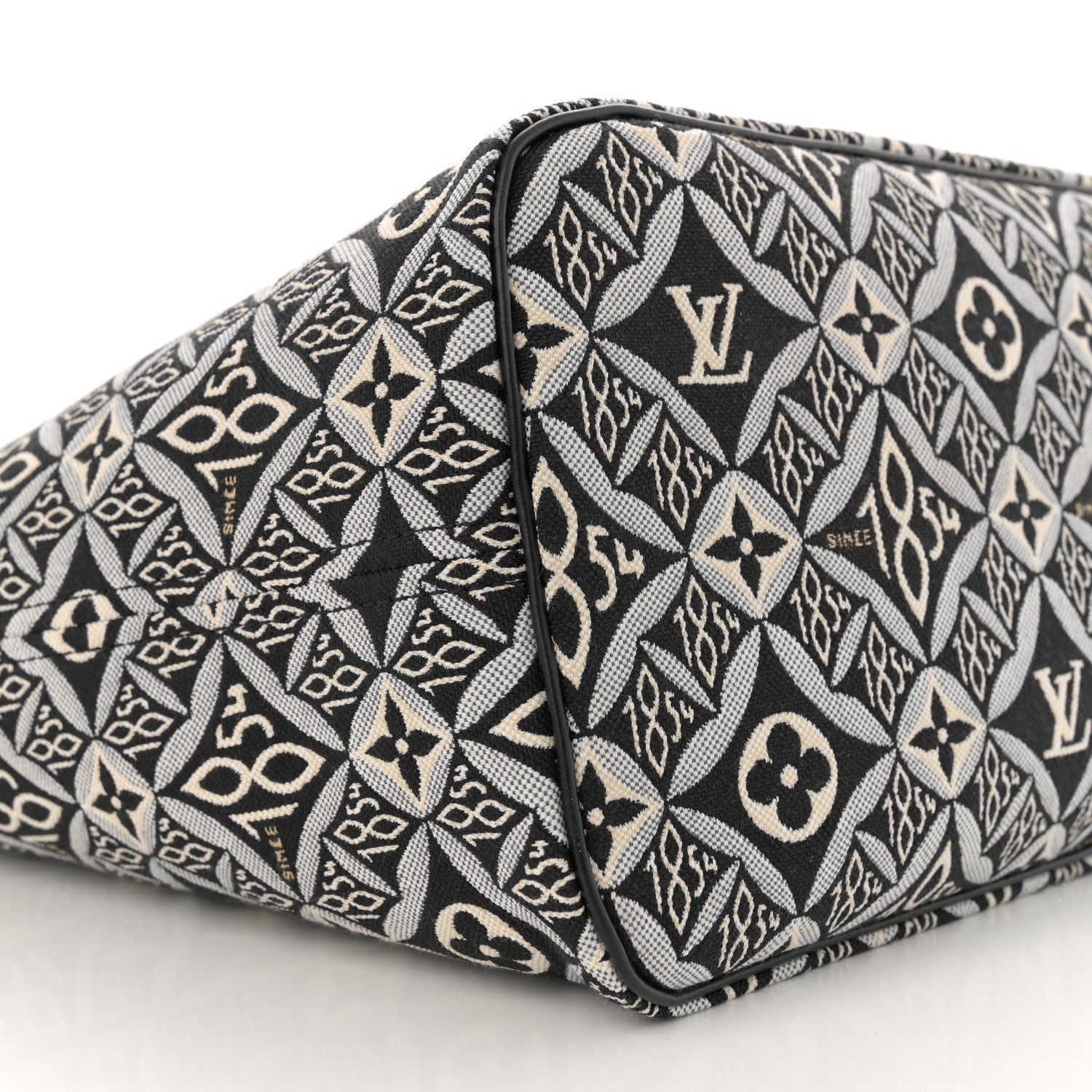 Louis Vuitton Jacquard Since 1854 Neverfull MM Grey 9 of 10