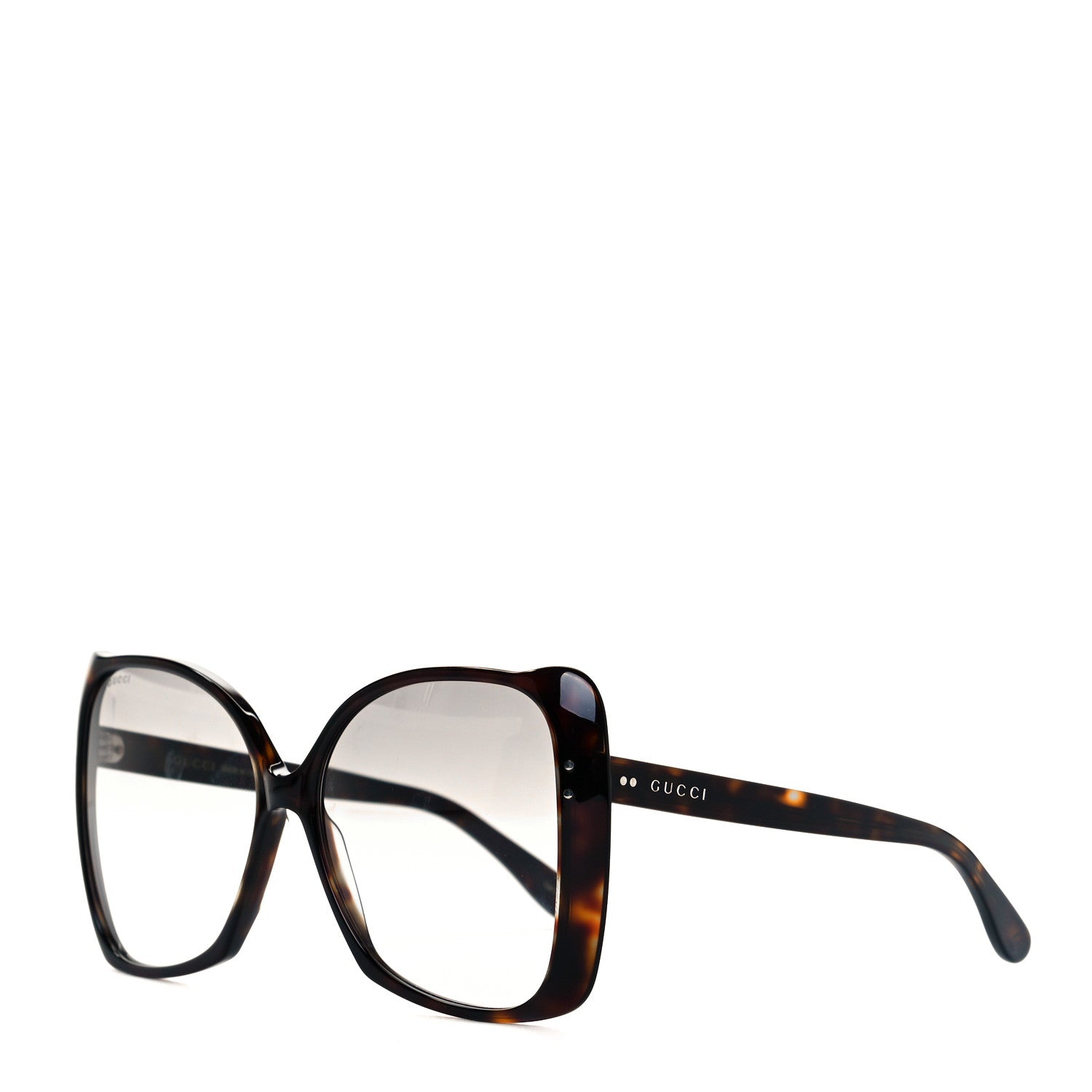 Gucci Acetate Oversize Square Frame GG0471S Sunglasses Tortoise 1 of 8