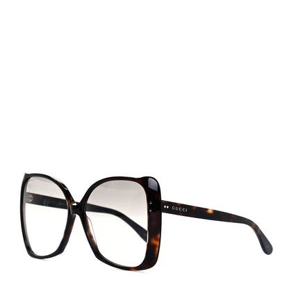 Gucci Acetate Oversize Square Frame GG0471S Sunglasses Tortoise 1 of 8