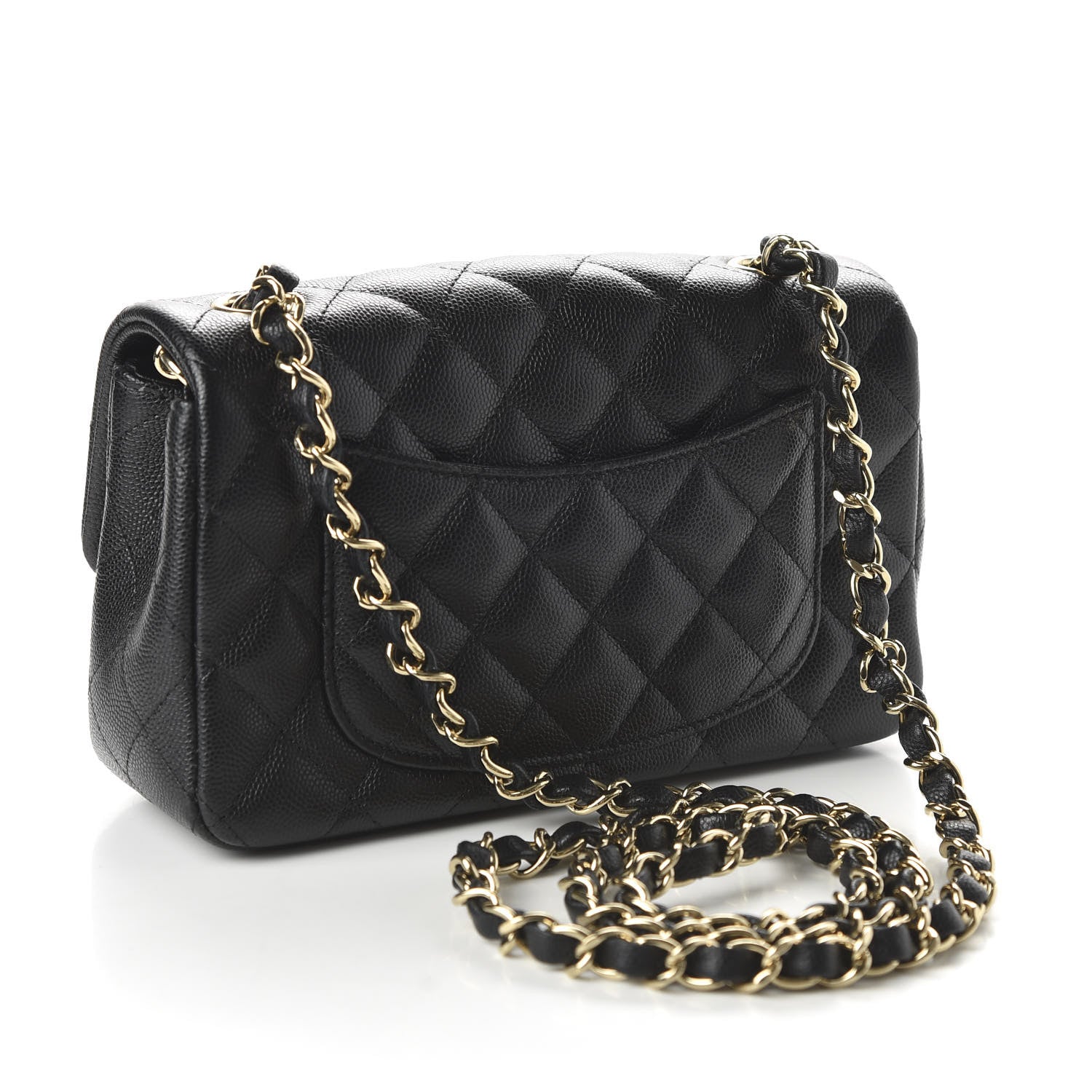 Chanel Caviar Quilted Mini Rectangular Flap Black 3 of 11