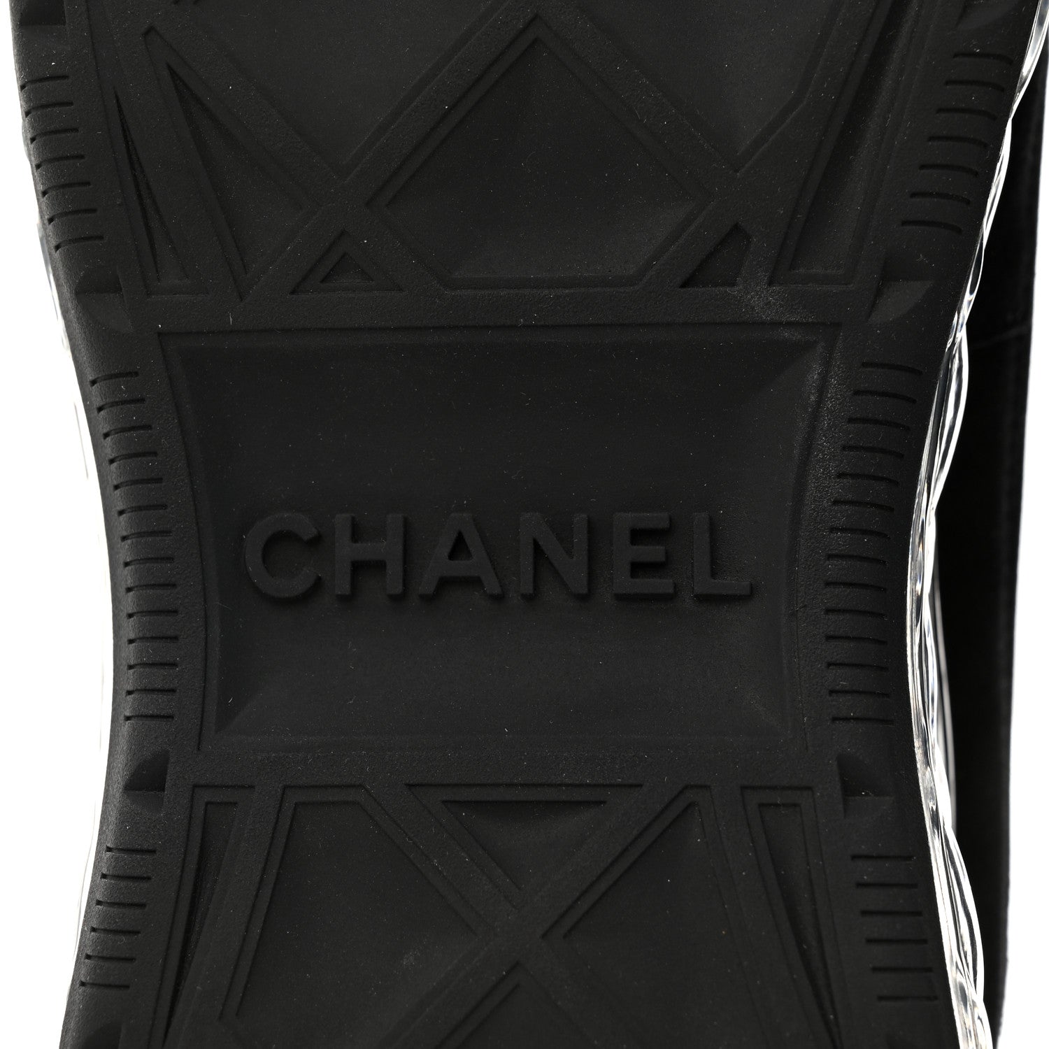 Chanel Suede Grosgrain Mens CC Sneakers 46 Black 8 of 8