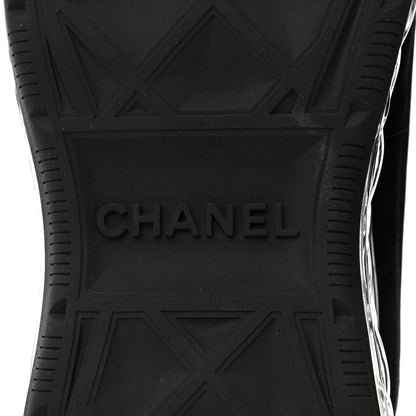 Chanel Suede Grosgrain Mens CC Sneakers 46 Black 8 of 8