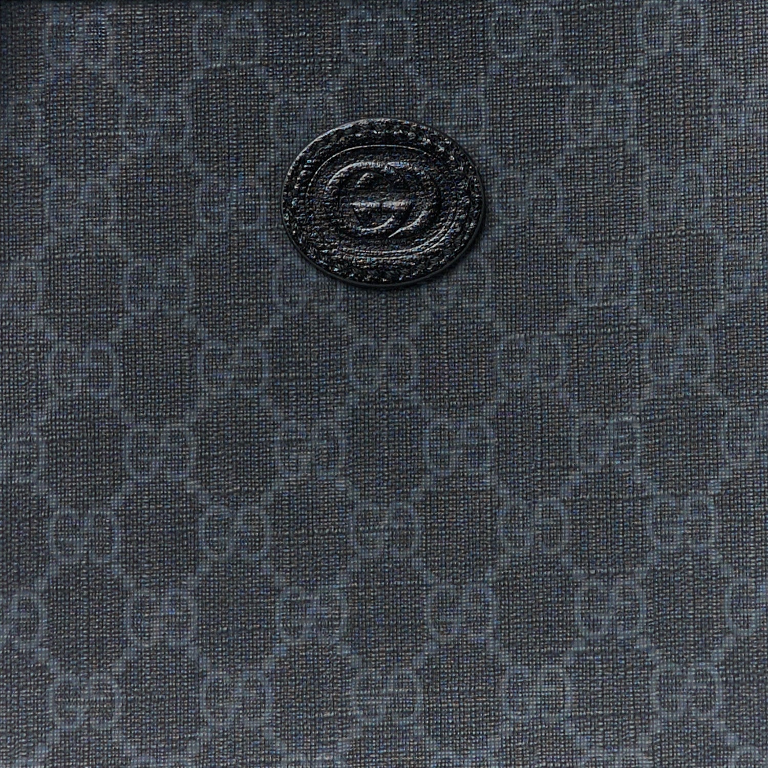 Gucci GG Supreme Monogram Azalea Calfskin Retro Interlocking G Wristlet Messenger Bag Black 9 of 11