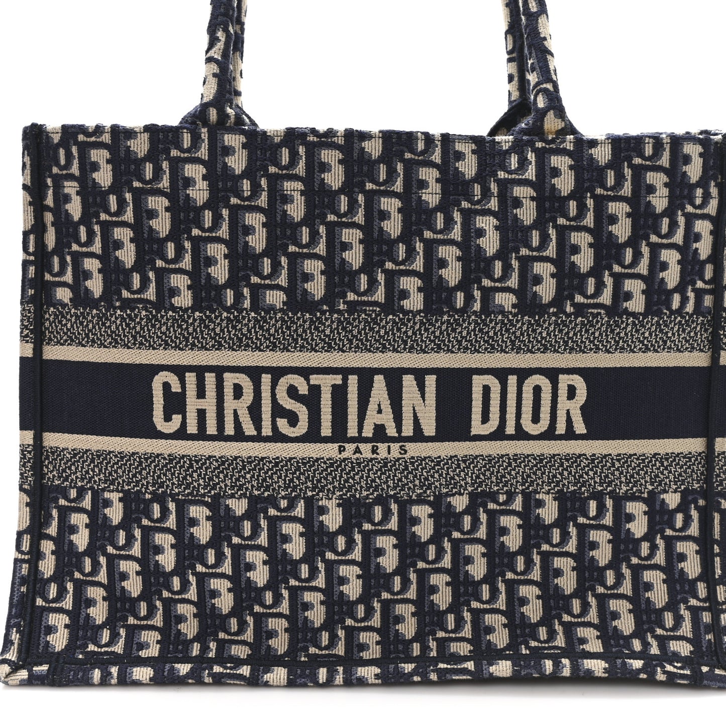 Oblique Medium Book Tote Blue Multicolor