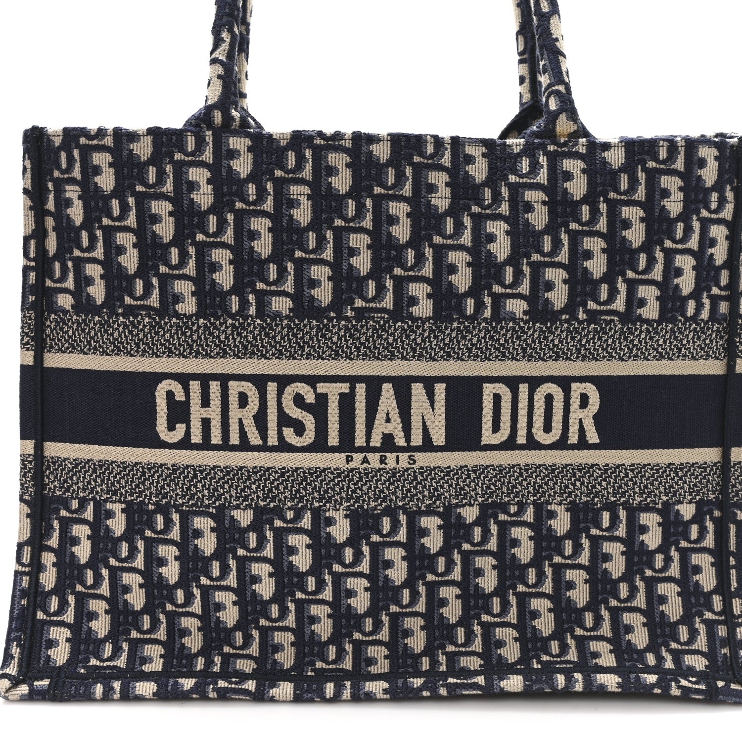 Christian Dior Oblique Medium Book Tote Blue Multicolor 8 of 10
