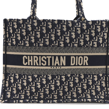 Christian Dior Oblique Medium Book Tote Blue Multicolor 8 of 10