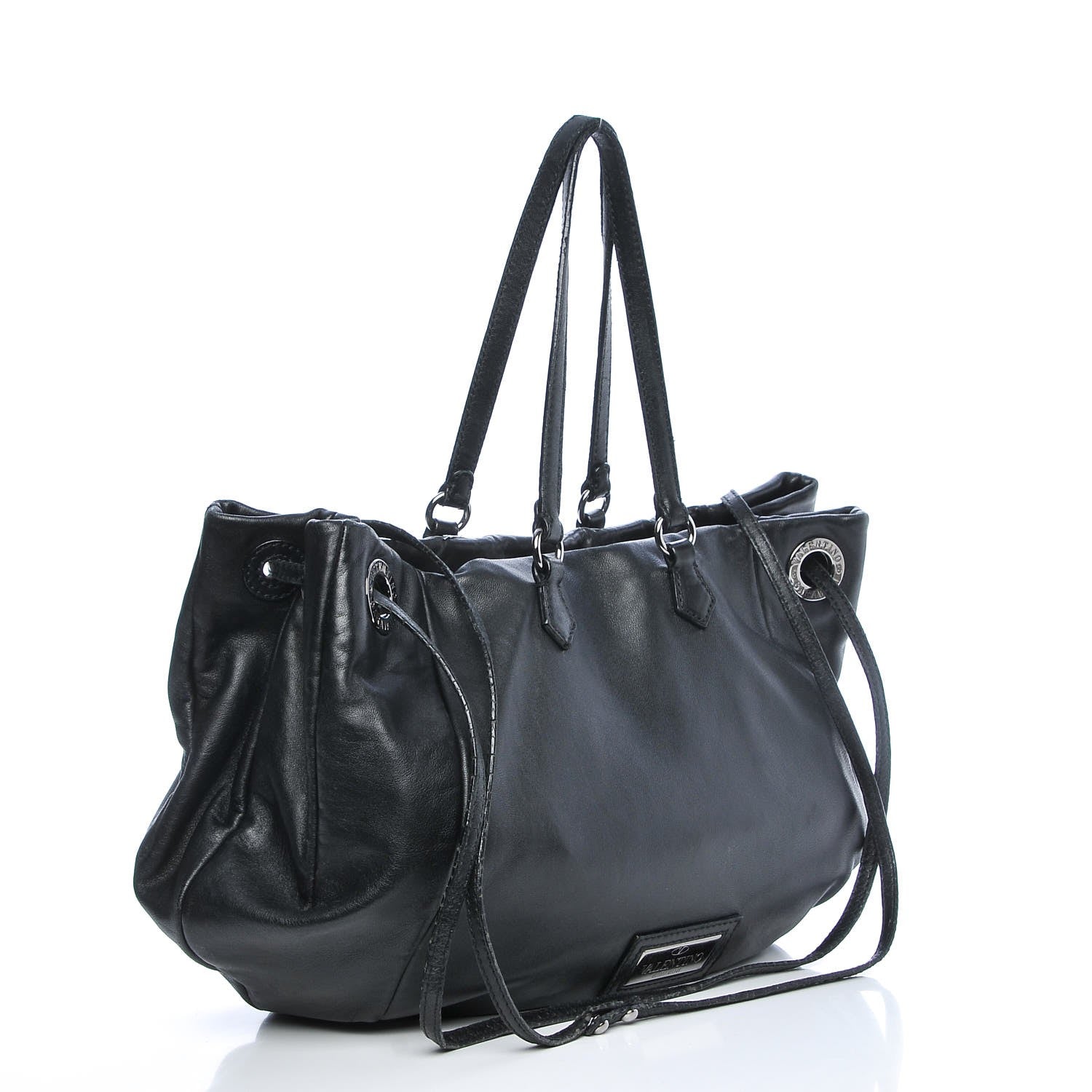Valentino Garavani Nappa Beaded Glam Tote Black 4 of 19