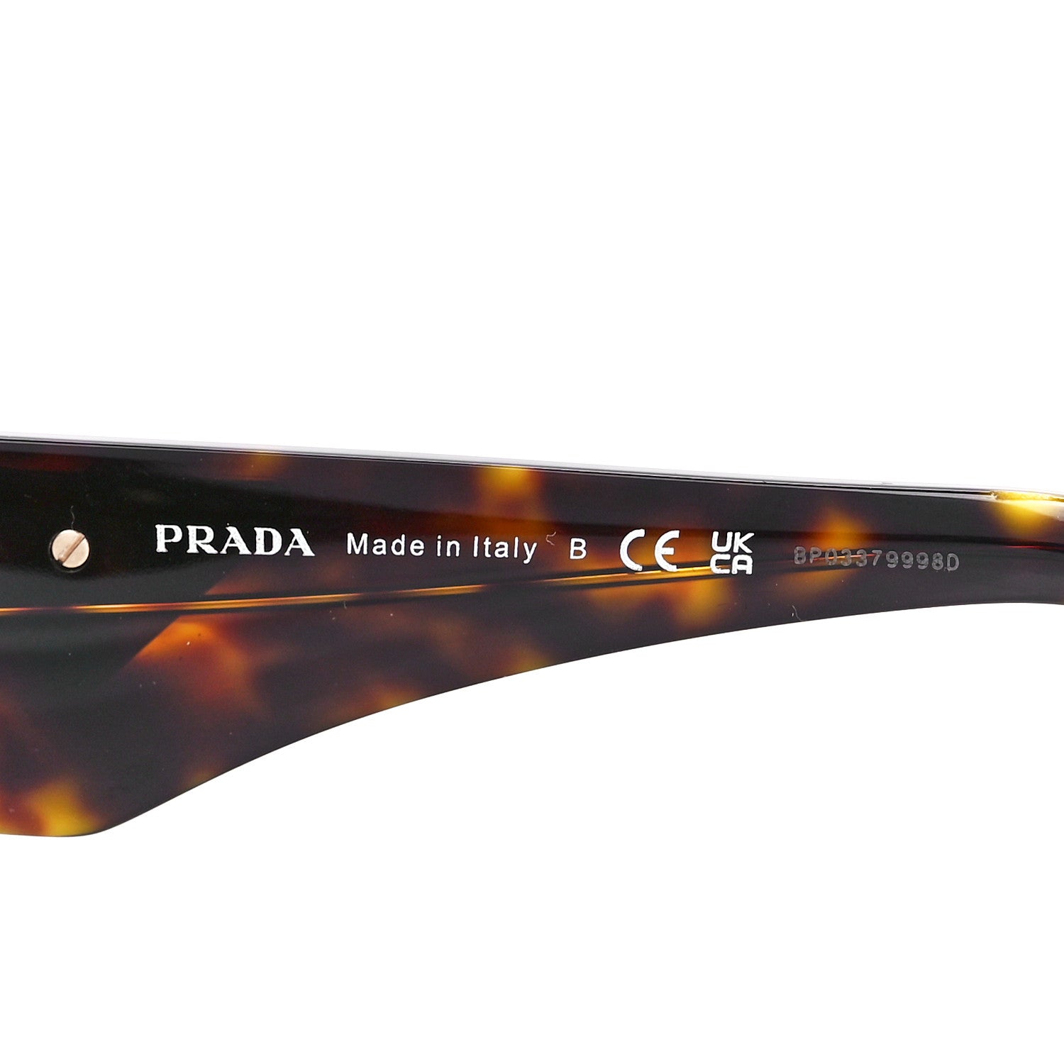 Prada Acetate Symbole Sunglasses SPR 13Z Tortoise 6 of 8