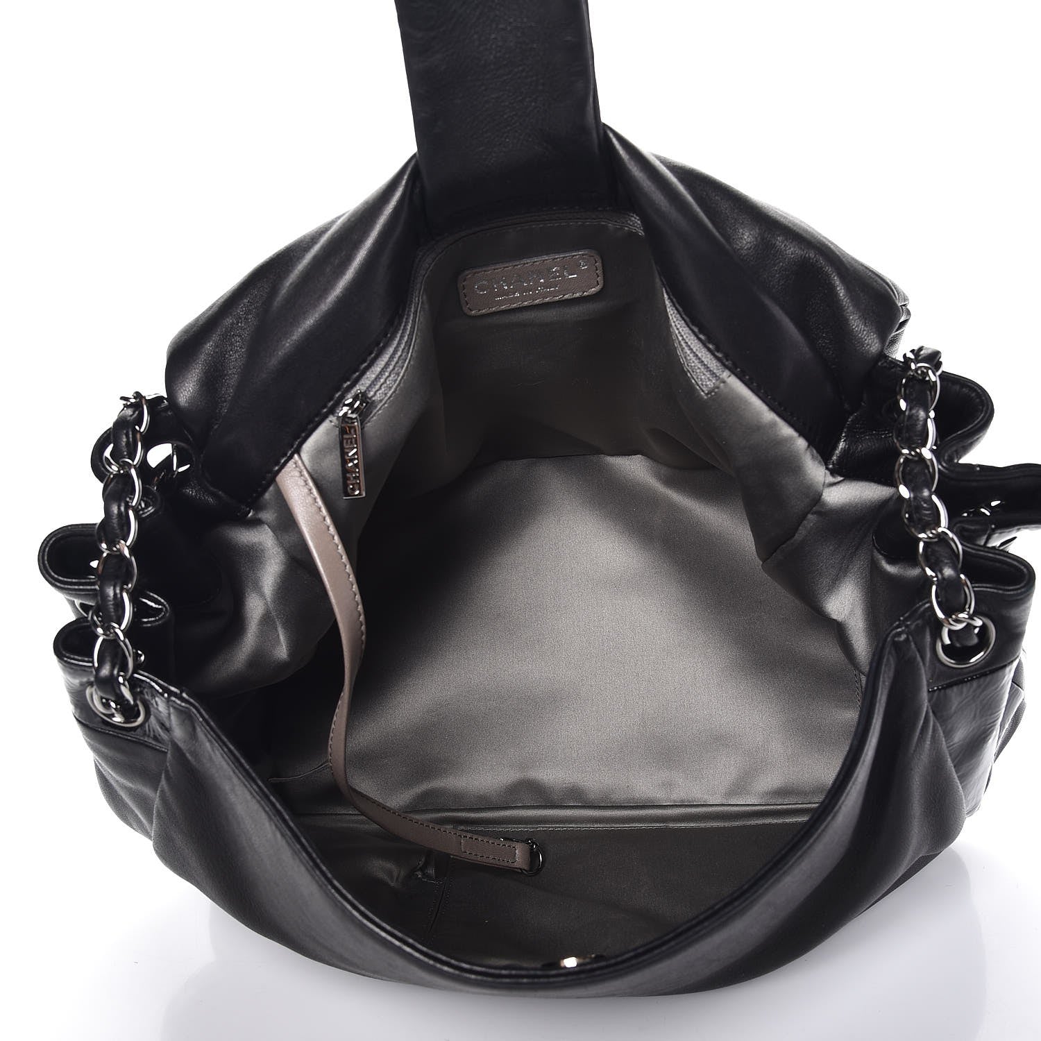 Chanel Lambskin Patent Calfskin Brooklyn Patchwork Flap Black 5 of 8