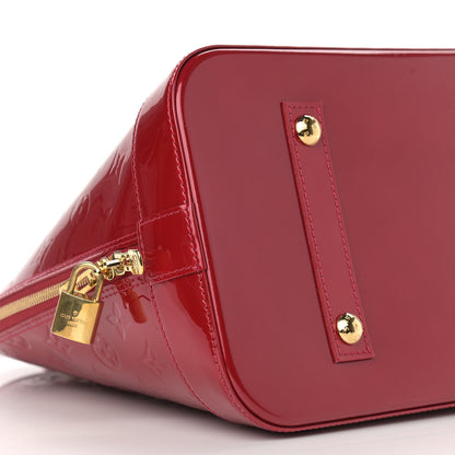 Louis Vuitton Vernis Alma MM Pomme D'Amour 9 of 10
