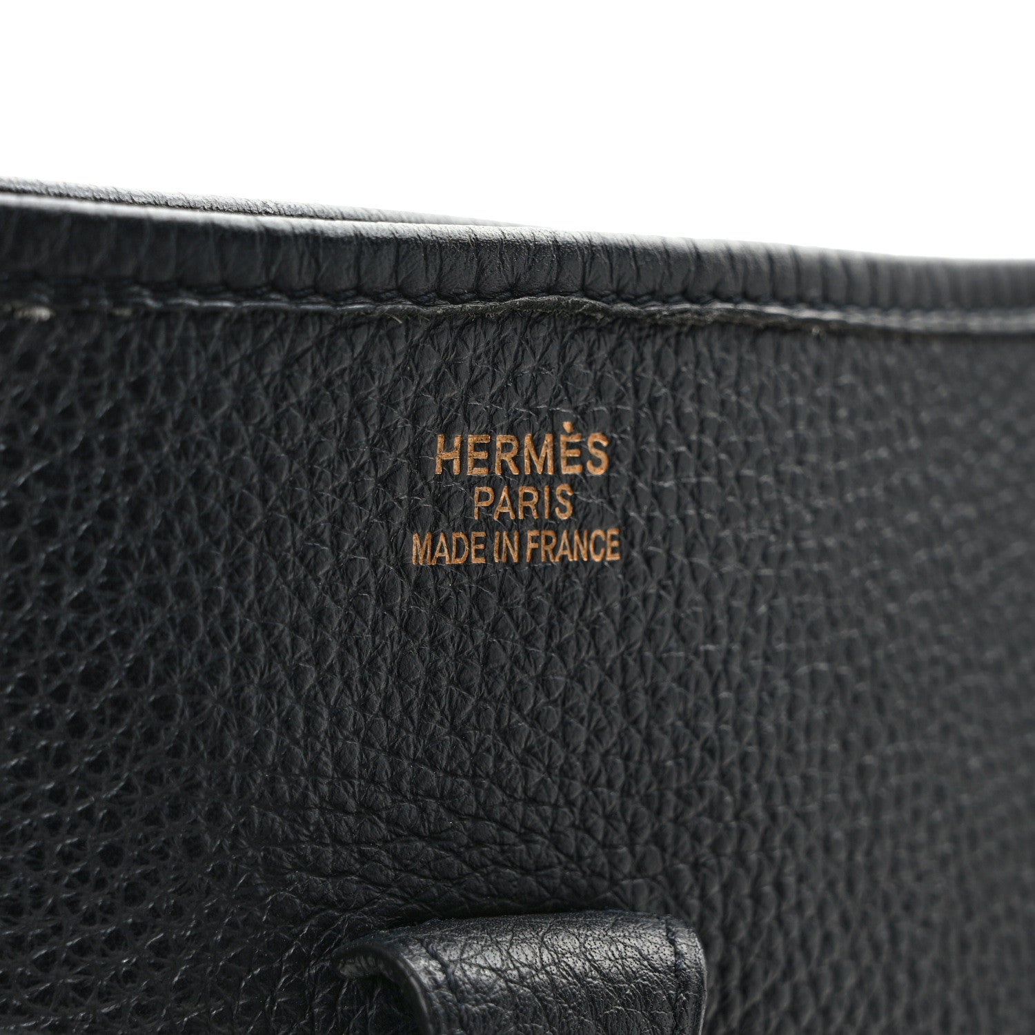 Hermes Taurillon Clemence Evelyne PM Black 6 of 9