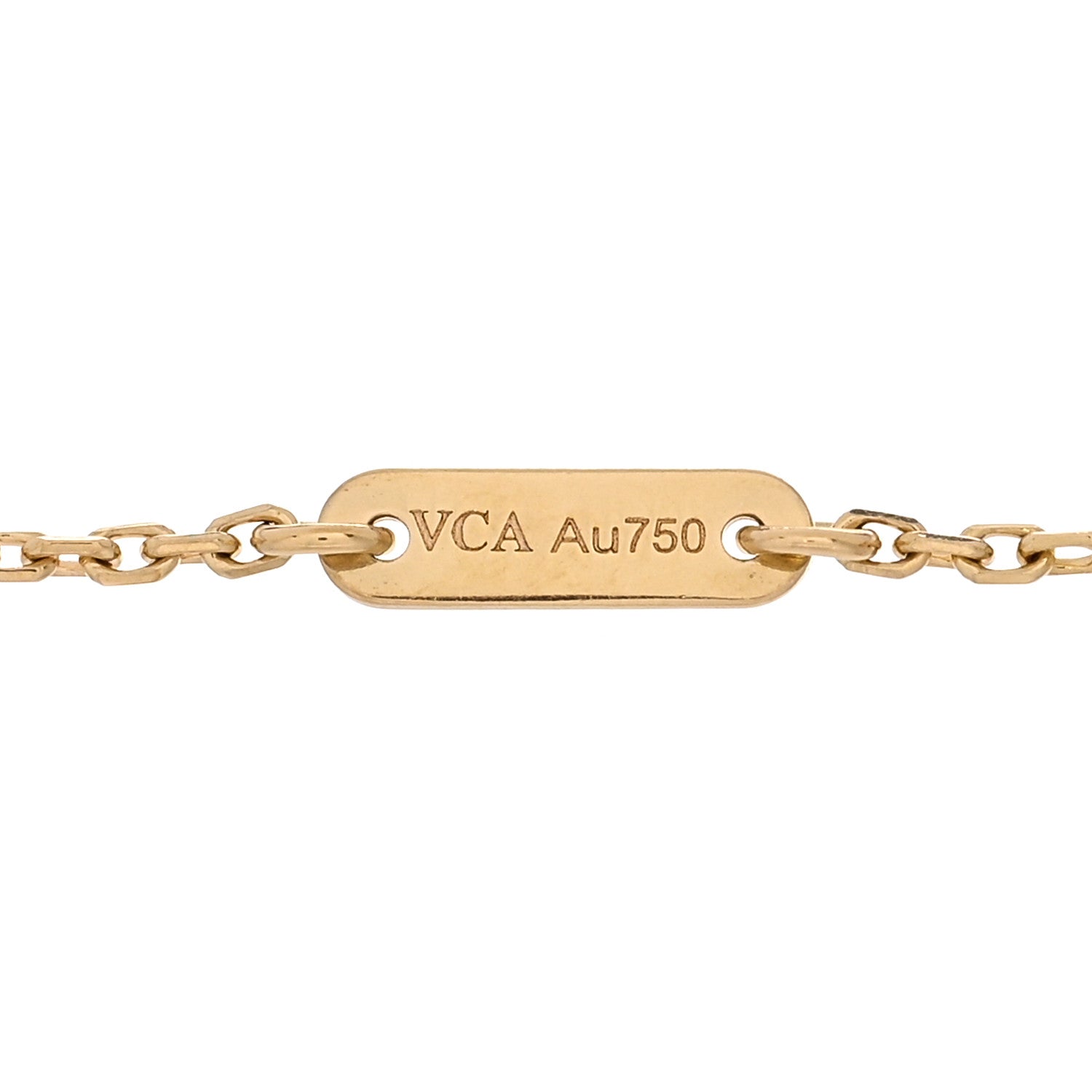Van Cleef & Arpels 18K Yellow Gold Mother of Pearl Sweet Alhambra Butterfly Bracelet 3 of 3