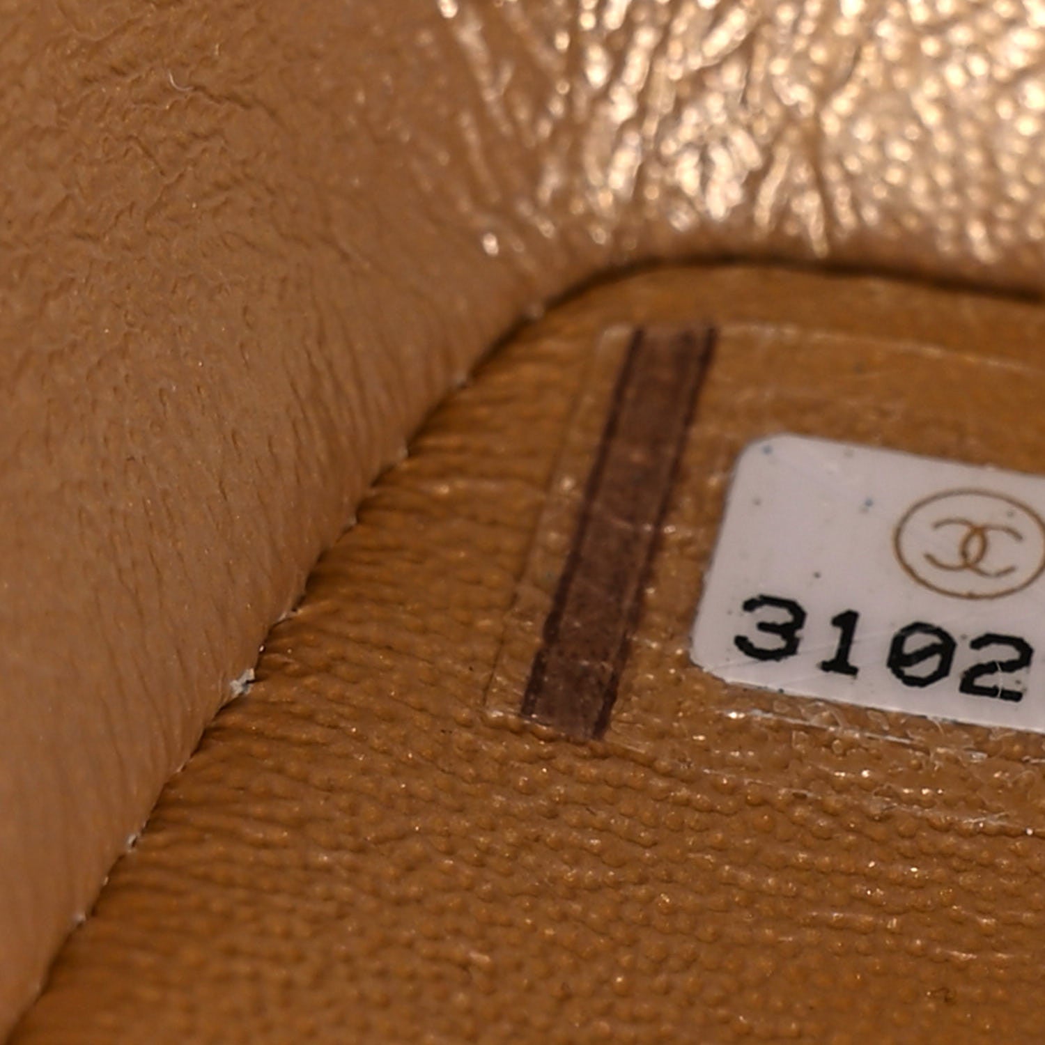 Chanel Metallic Lambskin Quilted Mini Rectangular Flap Gold 7 of 10
