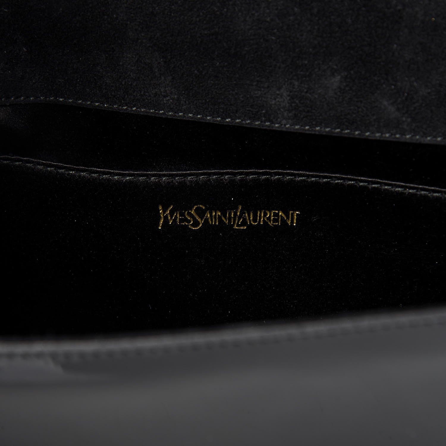 Saint Laurent Patent Monogram Large Belle De Jour Clutch Black 8 of 9