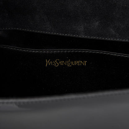 Saint Laurent Patent Monogram Large Belle De Jour Clutch Black 8 of 9