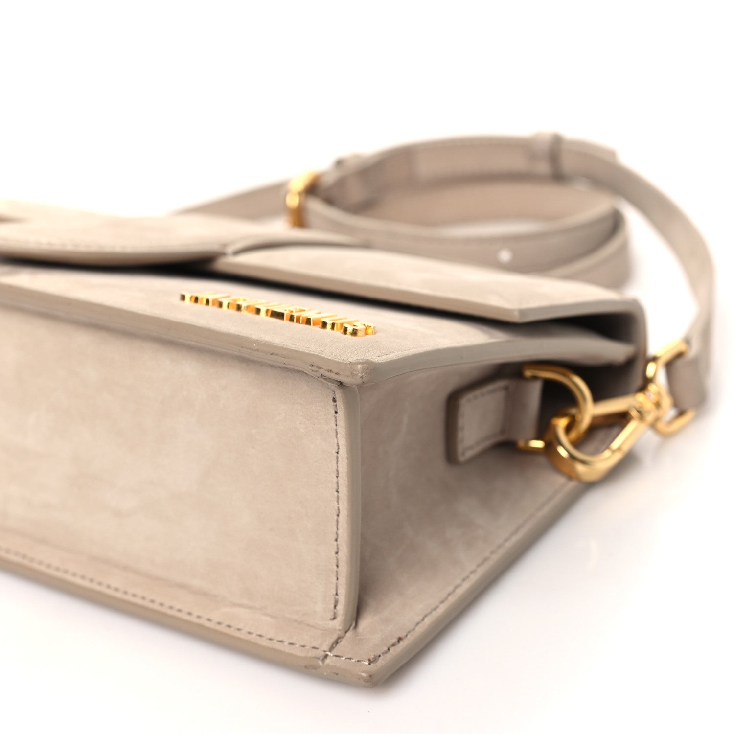 Jacquemus Nubuck Le Grand Bambino Dark Beige 9 of 12
