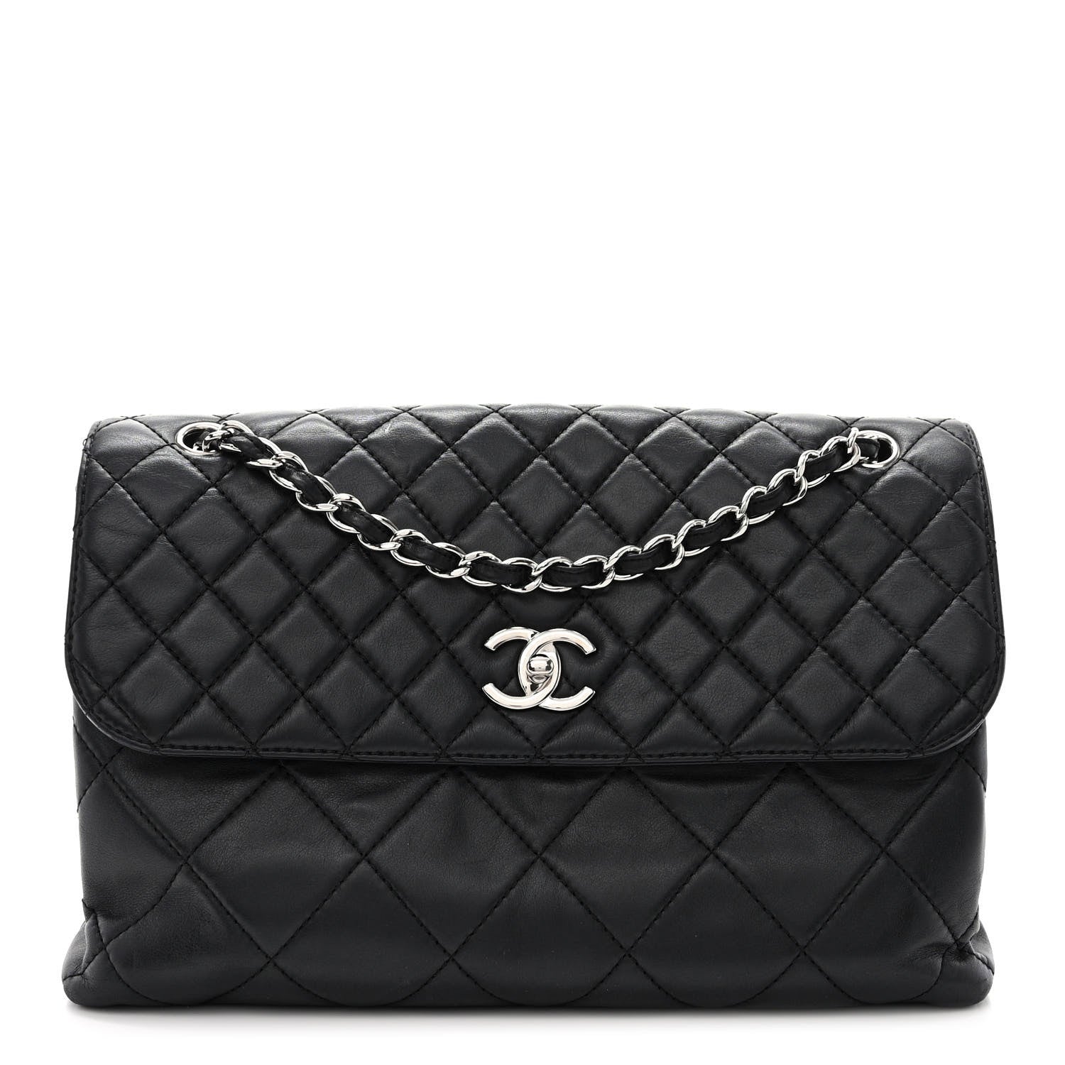 Chanel Calfskin Quilted In the Business Flap Bag Black 1 of 15