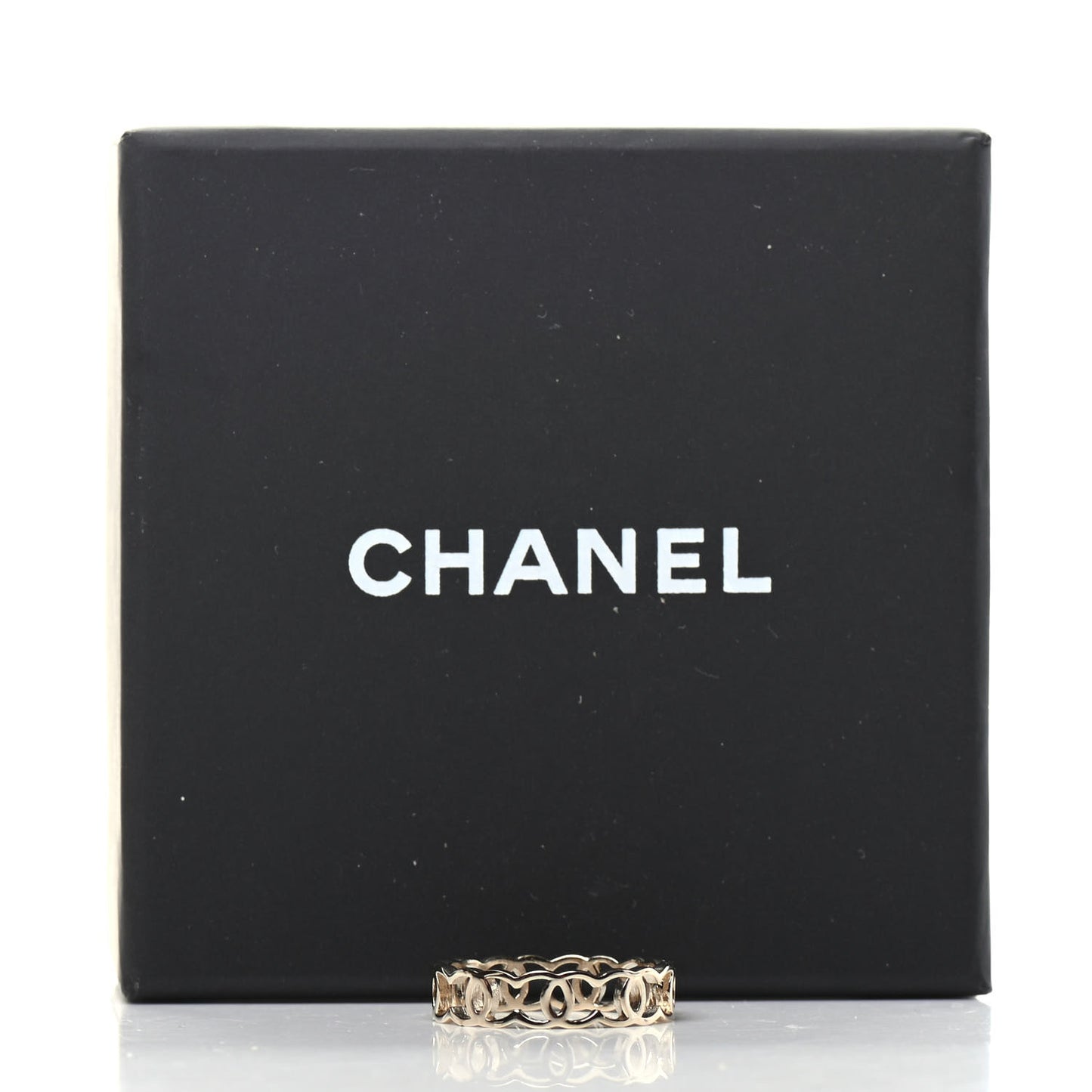 Metal CC Ring 54 6.75 Gold