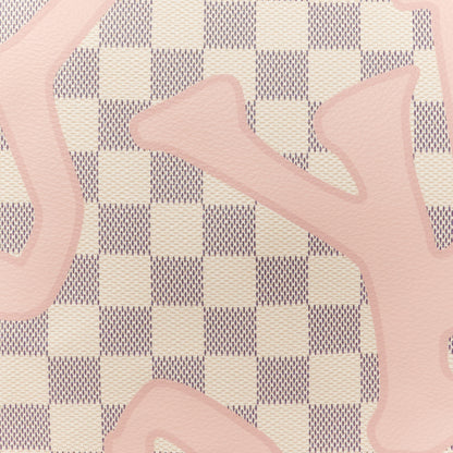 Louis Vuitton Damier Azur Tahitienne Speedy Bandouliere 30 Rose Ballerine 9 of 11