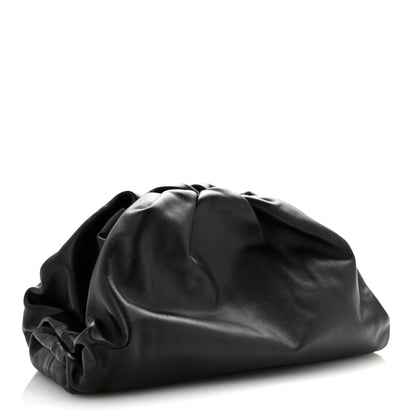Bottega Veneta Smooth Butter Calf The Pouch Oversized Clutch Black 3 of 10
