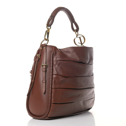 Christian Dior Lambskin Medium Libertine Hobo Brown 2 of 7