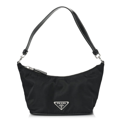 Prada Tessuto Nylon Pochette Bag Black 1 of 7
